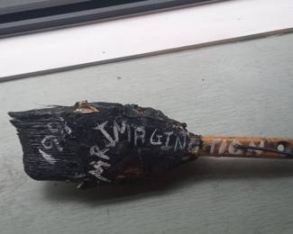 Modified Paintbrush Assemblage Art