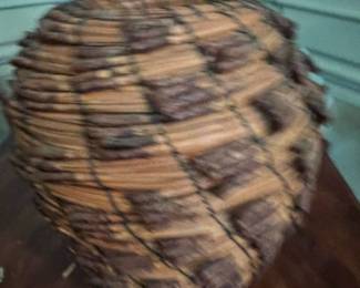 Native American Pine Needle Basket