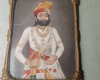 Portrait Miniature of Maharaja Takhat Singh of Jodhpur