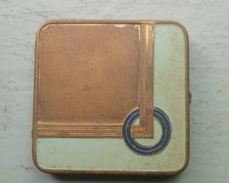 Art Deco Powder Compact