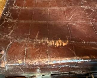 Vintage Hartmann Crocodile Leather Suitcase