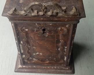Cast Iron "Bank" Coin Bank