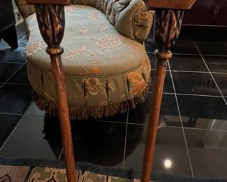 Victorian Carved Walnut Balloon Back Side Chair
