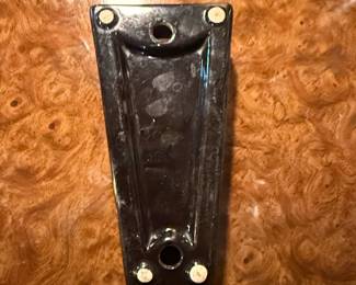 Vintage Black Ceramic Ashtray