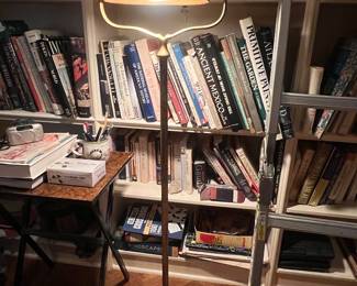 Antique Brass Bell-Shaped Floor Lamp