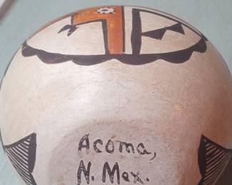 Signed Acoma Pueblo Wedding Vase