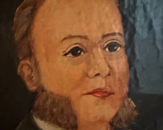 Portrait of a Gentleman, Unsigned Oil on Canvas