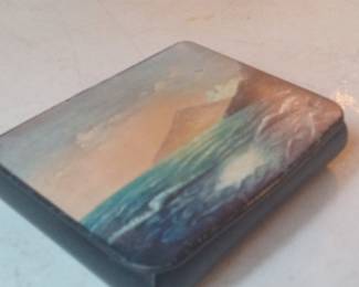 Art Deco Ceramic Figural Vase with Parrot