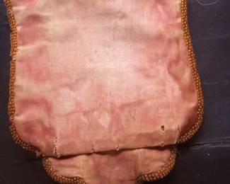 Victorian Native American Mohawk Hand Beaded Whimsey Photo Frame