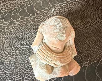 Terracotta Figurine Fragment - Phoenician Tambourine Player