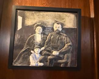 Tim the Czar and Czarina Portrait Plaque
