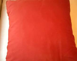 Antique Textile Pillow with Figural Scene - Medieval Brocade Style