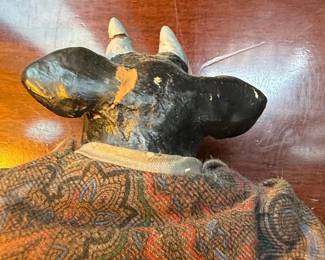 Anthropomorphic Cow Character Doll by Andrea Durnell