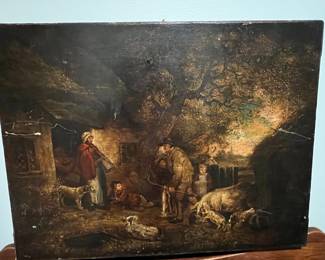 Pastoral Scene Painting by G. Mosely