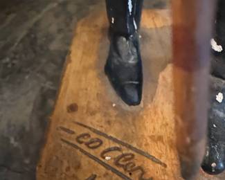 Vintage Advertising Store Display Figurine of a Gentleman with Cane