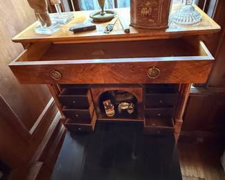 Antique Writing Desk with Inlay