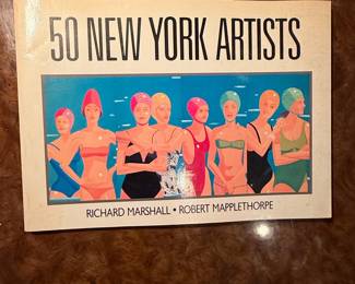 50 New York Artists by Richard Marshall and Robert Mapplethorpe (1986 First Edition)