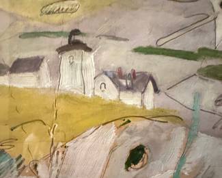 Indian Island Landscape Painting