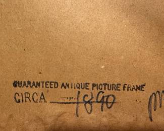 Antique Portrait Painting of a Woman in a Fancy Hat