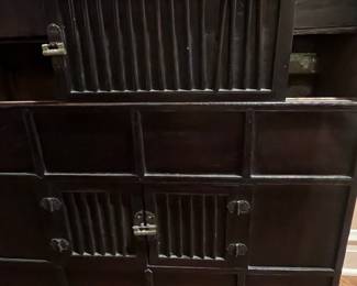 Antique Japanese Mizuya Tansu Kitchen Chest