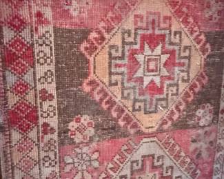 Antique Turkish Oushak Kilim Rug