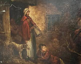 Pastoral Scene Painting by G. Mosely