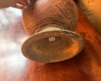 Pre-Columbian Narino Pedestal Pottery Bowl
