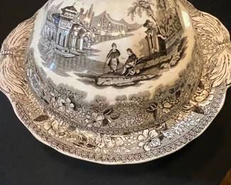 J. Marshall & Co. "Bosphorus" Pattern Covered Tureen