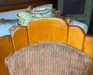 Art Deco Scalloped Back Armchair by Eliel Saarinen