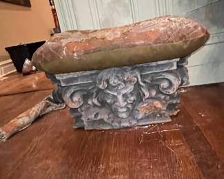 Gargoyle Keystone Architectural Fragment