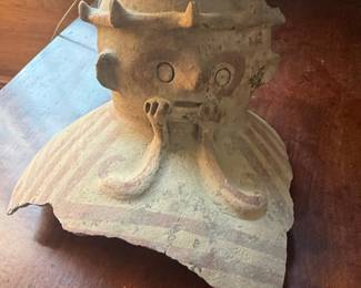 Pre-Columbian Terracotta Figural Vessel Fragment