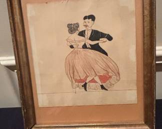 Couple Dancing Framed Print