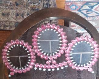 Vintage Decorative Mirror with Rhinestones