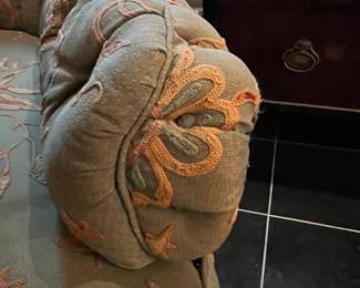 Napoleon III Tufted Chaise Lounge