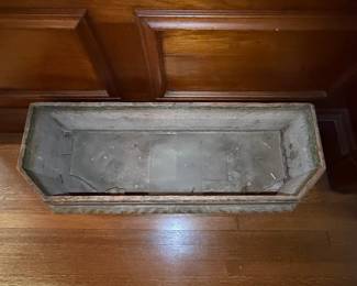 Octagonal Planter Box with Faux Patina