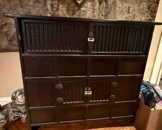 Antique Japanese Tansu Cabinet