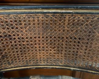 Regency Style Cane Back Armchair