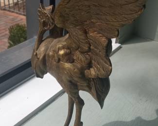 Bronze Eagle Sculpture