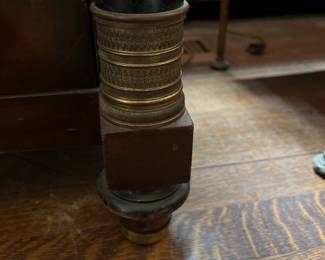 Empire Style Mahogany Side Chest with Marble Top