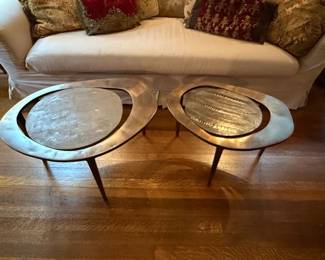 R&Y Augousti Paris "Ovale" Side Tables (Set of 2)