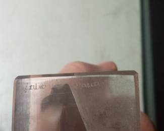 Lalique "Bison" or "Buffalo" Crystal Paperweight