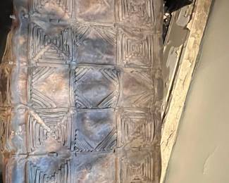 Antique Embossed Metal Trunk