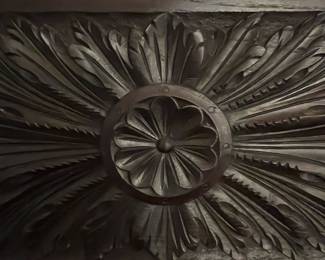 Antique French Renaissance Revival Carved Oak Armoire