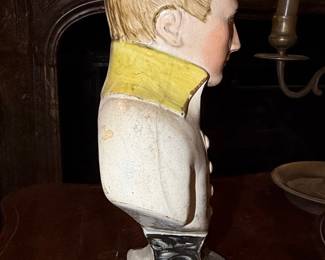 Staffordshire Ceramic Bust of Napoleon Bonaparte
