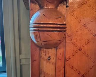 Faux Bamboo Decorated Chest of Drawers