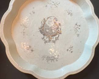 Antique "Gothic Arch" Pattern Charger Plate