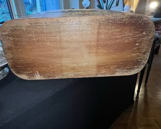 Antique Painted Leather Fire Bucket with European City Scene