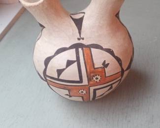 Signed Acoma Pueblo Wedding Vase