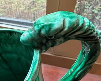 Green Man Face Pitcher