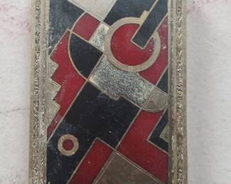 Art Deco Geometric Pendant Necklace